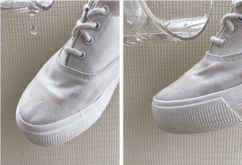 防水剂用在帆布鞋上的效果